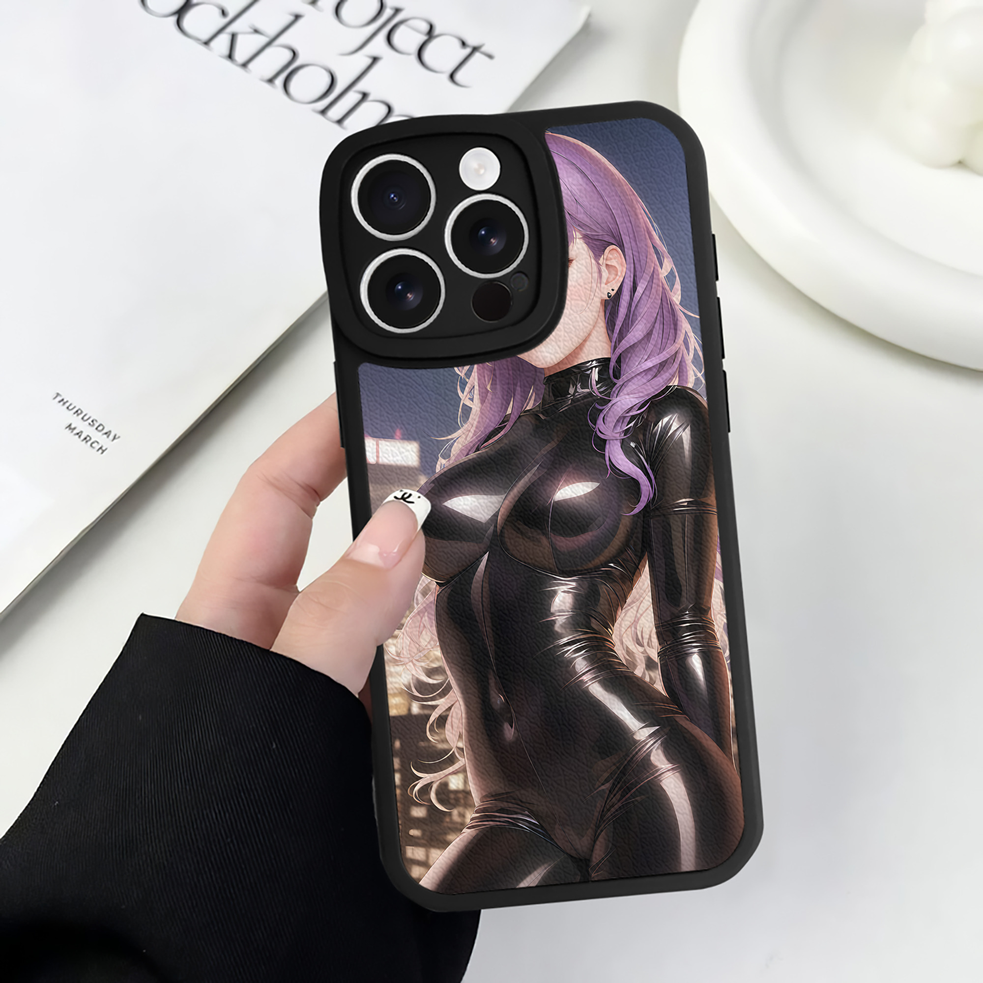 （画像用） EVA 新世紀エヴァンゲリオン 【iPhone 16シリーズ対応】シリコンスマホケース（レザー調） 材質：シリコン